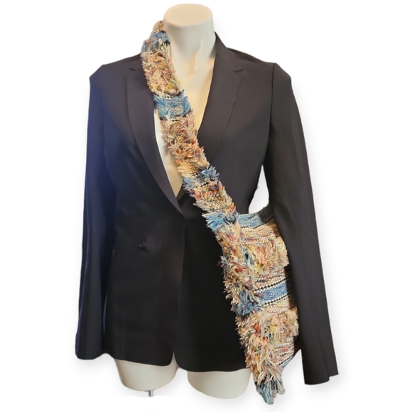 Hand Woven Fringed Yarn Purse - Picture 3 of 9